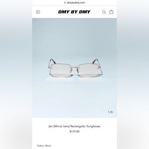DMY by DMY new pink Jen mirror sunglasses unworn